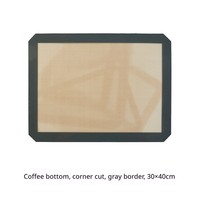 Tapis de cuisson en silicone antidérapant, adhérence douce pour un confort optimal, pour étaler la pâte, faire du pain, cuisson à domicile