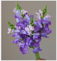 Bunga Hyacinth Violet Larkspur Sutra Buatan untuk Dekorasi Bunga di Rumah, Hotel, dan Pernikahan
