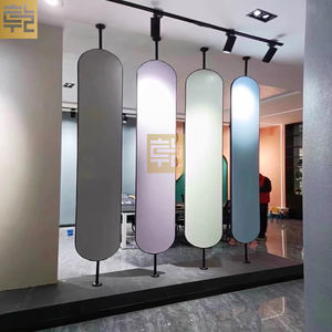 Soporte de exhibición profesional de alta calidad personalizado para pintura artística, papel tapiz de <span class=keywords><strong>barro</strong></span> de diatomeas giratorio, muestras de tela de pared, estantes de exhibición - Product Image 3