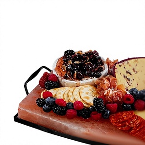 Meilleure Vente : Pierre à Cuire en Sel de l'Himalaya Raffiné, Qualité Supérieure, avec Support en Acier Inoxydable, Faible MOQ, Vente en Gros pour Usage en Cuisine - Product Image 1