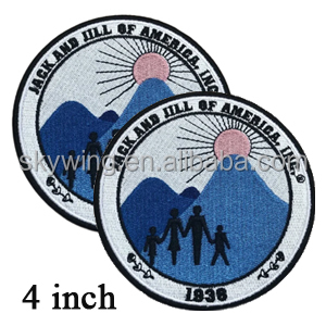 Schattige Blauwe En Roze Jack & Jill Chenille <span class=keywords><strong>Patch</strong></span> Pailletten 1938 Jack En Jill Van Amerika Inc Ijzer Op Borduurwerk <span class=keywords><strong>Patch</strong></span> Voor Jas - Product Image 5