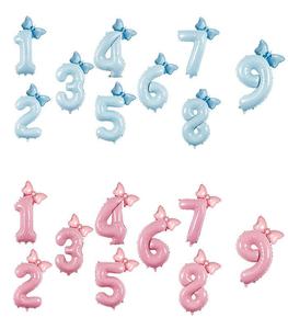 Venta caliente 40 pulgadas Número de mariposa globo de papel de aluminio globos de cumpleaños para niños conjunto decoraciones de fiesta - Product Image 2