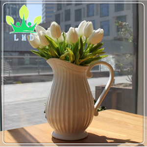 <span class=keywords><strong>Rose</strong></span> BIANCHE Artificiale del fiore del Peony di Seta Falso Fiori Da Sposa Bouquet di Nozze Decorazioni Per La Casa - Product Image 5