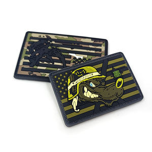 वेक्रो पैच के लिए व्यक्तिगत कस्टम pvc राष्ट्रीय ध्वज रबर 3 डी लोगो लेबल pvc कस्टम पैच - Product Image 3