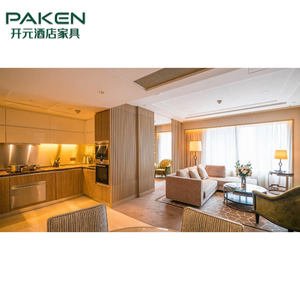 حل شامل متكامل لأثاث الضيافة من المصنع، طقم أثاث غرفة معيشة فندقية كامل مخصص مع تصميم ثلاثي الأبعاد CAD - Product Image 4