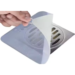 ฝาปิดช่องระบายน้ำซิลิโคนสีขาว กำจัดกลิ่นห้องน้ำ ปิดผนึกแน่นหนา สำหรับห้องน้ำ - Product Image 1