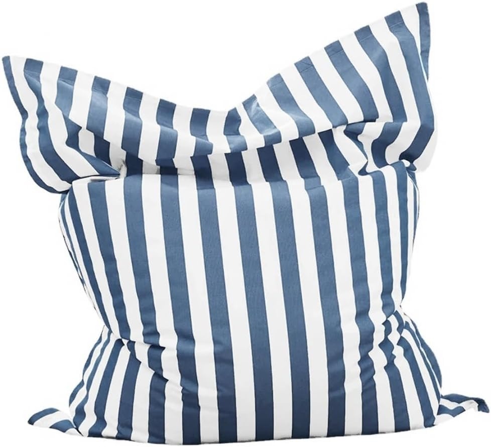 Bleu Poussière à Rayures