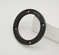 Nouvelle plaque de montage d'objectif en alliage d'aluminium à 4 trous avec filetage femelle M42x1, adaptateur d'objectif d'appareil photo CNC personnalisé FotoHigh