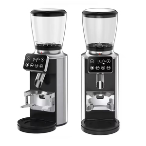 Professionelle Kommerzielle LED-Touchscreen Automatische Trichter-Kaffeemühle für Zuhause, Wohnmobile, Geschäfte und Hotels - Product Image 1