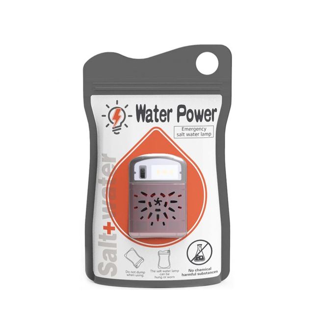 Light Salt Water LED Lamp Brine Charging Emergency Lamp Camping Lights Outdoor Sea Water Porta Lible Travel NightLights