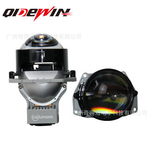 Qidewin K101 Dual Lens <b>LED</b> <b>Headlights</b> 3.0 Inch High Low Beam Ip68 For Car Lighting - Product Image 1