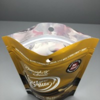 Kantong Kemasan Cokelat Kue Kering Berbahan Aluminium Foil dengan Cetak Gravure Custom Harga Murah, Model Stand Up Pouch dengan Ritsleting, Sekali Pakai