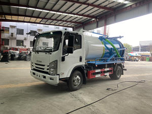 Camión DE ALCANTARILLADO AL vacío Isuzu de 4000 litros, tanque séptico, camión con ventosa de alcantarillado, camión de drenaje de tubería de alcantarillado - Product Image 2