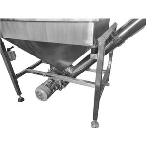 Trasportatore a Coclea Multifunzionale a Velocità Regolabile per Carbone, Cemento e Polveri con Tramoggia - Product Image 1