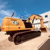 Excavatrice sur chenilles Caterpillar CAT345 d'occasion haute performance, faible nombre d'heures de travail, 45 tonnes, engin de construction lourd à vendre