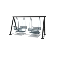 Chaise Balançoire d'Extérieur pour Aire de Jeux, Jardin, Centre Commercial, Parc d'Aventures - Fabrication Usine