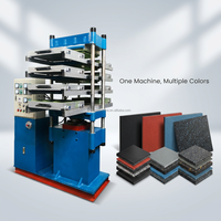 Presse de vulcanisation hydraulique à commande PLC automatique pour la production de tapis de sol en caoutchouc, de dalles en caoutchouc et de tapis de gym
