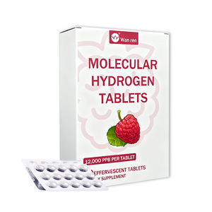 Tabletes de Hidrogênio Molecular de Magnésio OEM por Atacado, 12.000 PPB por Tablete, 30 Tabletes Efervescentes, Suplemento Dietético - Product Image 1
