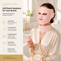 Masque LED en silicone SUNGLOR SGMSK4D pour le visage et le cou, durée de vie de 50 000 heures, fourni par l'usine