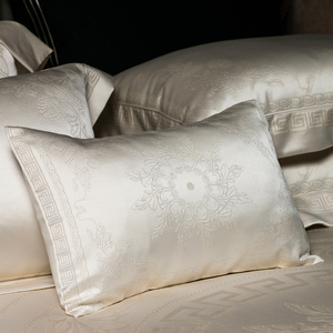 Italian High-end 5D Craftsmanship Jacquard Bedding Sets <strong>Beige</strong> 100% Australia Cotton Summer Quilt With <strong>Bedspread</strong> - Product Image 6