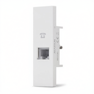 Prise téléphonique RJ11 blanche ZEN Line 8P4C, prise modulaire pour installation murale - Product Image 2