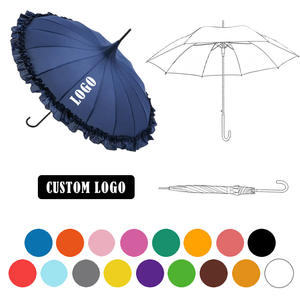 Зонт-пагода с изогнутой ручкой - Product Image 1