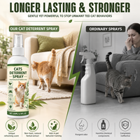 Spray Répulsif Anti-Rayures et Anti-Mastication pour Chats, Protection des Meubles, Anti-Marcage Urinaire, Marque de Marque Privée