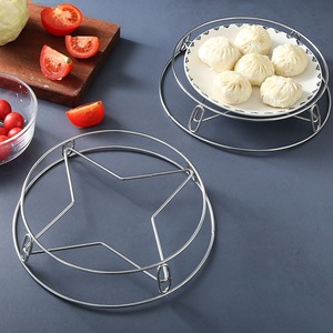 ตะแกรงนึ่งสแตนเลส 5 ลิตร อุปกรณ์ครัวทนความร้อนสำหรับนึ่งอาหาร - Product Image 1