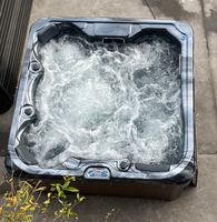 Vente flash : Spa extérieur en acrylique avec désinfectant à l'ozone, chauffage électrique 3KW