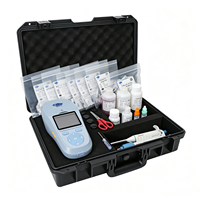 Testeur de qualité de l'eau numérique multiparamètres portable JMDS 7-en-1 pour chlore, pH et alcalinité