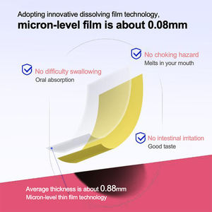 Bandelettes orales d'ergothionéine à succès pour la santé mitochondriale et la fonction cognitive, saveur personnalisable pour les marques mondiales - Product Image 5