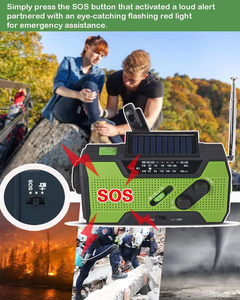 <span class=keywords><strong>Radio</strong></span> Solar AM/FM de Emergencia con Manivela, Material PCR Ecológico, 2000mAh, para una Vida Ecológica - Product Image 4