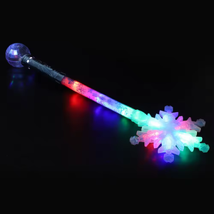 <span class=keywords><strong>Baguette</strong></span> de flocon de neige <span class=keywords><strong>lumineuse</strong></span>, bâtons magiques de lumière de flocon de neige personnalisés RVB télécommandés pour les fêtes du Nouvel An et des événements de Noël - Product Image 5