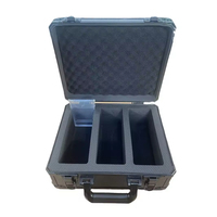 Boîte de rangement de cartes gradées BGS en aluminium de qualité supérieure, étui de présentation de luxe pour collectionneur de cartes TCG, blocage RFID, fermeture à bouton, 1,7 kg