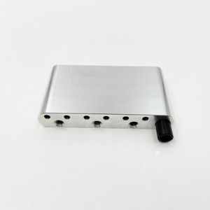 <span class=keywords><strong>Base</strong></span> de puente para guitarra eléctrica PRS con sistema de trémolo y pastilla individual, de latón, acero inoxidable y aluminio - Product Image 5