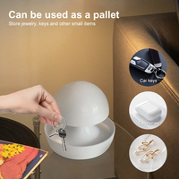 Lampe de table à LED à piles avec commande tactile, lumière de nuit à luminosité réglable, sans fil et écologique