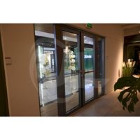 Puertas Corredizas de Patio de Vidrio con Bisagras de Piso, Modernas y Elegantes, de Aleación de Aluminio
