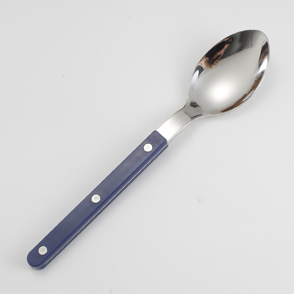 Cuillère à dîner bleue