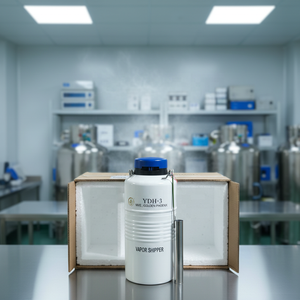 กล่องเก็บความเย็นแบบแห้ง 3 ลิตร รุ่น YDH-3 ทำจากอะลูมิเนียม สำหรับการขนส่งทางอากาศ น้ำหนักเบาและทนทานต่ออุณหภูมิต่ำมาก - Product Image 2