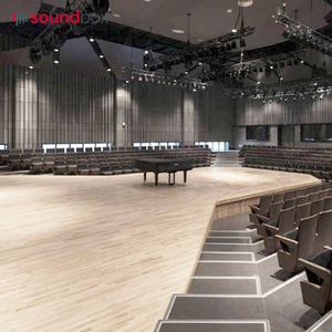 Acoustic Gypsum <strong>Board</strong> Fiber Glass Wool Ceiling Panels Acoustic Wall Panels A1 Class Fire-rated Fiberglass Wool Sound Panel - Product Image 2