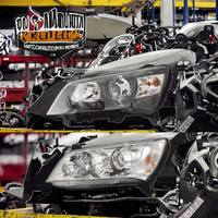 Conjunto de Faros Delanteros para GEELY Emgrand EC7 EC715 EC718 2009-2013 con Bombilla Halógena H1 de 12V, Nuevos, Iluminación Delantera