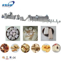 Machine automatique de fabrication de snacks gonflés au riz soufflé extrudeuse de qualité alimentaire en acier inoxydable