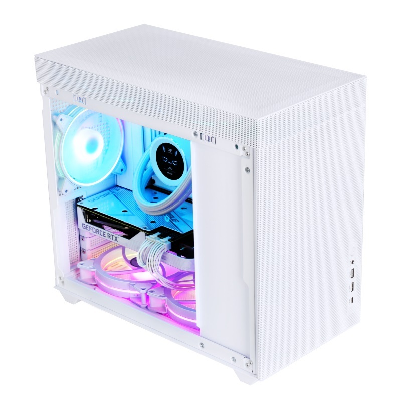 SAMA IM01 Micro ATX PC Case with USB 3.1, Supports MATX/ITX, Fast