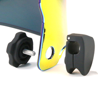 Visière de casque de football Clips rapides Noir Or Bouclier oculaire Clip à dégagement rapide Kits de clips de remplacement Adu