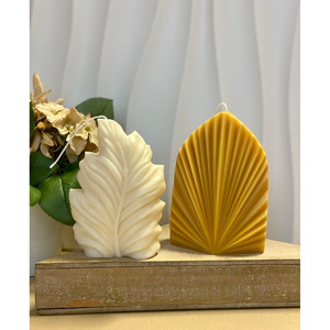 เทียนใบปาล์มสไตล์มินิมอล - ขี้ผึ้งถั่วเหลืองธรรมชาติเพื่อความหรูหราที่เป็นมิตรกับสิ่งแวดล้อม - Product Image 5