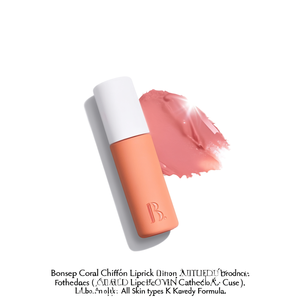 Lápiz Labial Bonsep Coral Chiffon, Producto con Color, para Todo Tipo de Piel, Fórmula K Beauty - Product Image 2