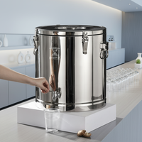 Contenedor de Alimentos Aislado para Cocina Comercial, Contenedor de Alimentos para Catering, Suministros de Acero Inoxidable para Hoteles