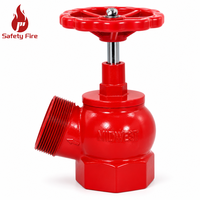 Vanne d'arrêt intérieure de style russe DN65 PN16, hydrant d'incendie intérieur, vente en gros directe usine à prix compétitif pour les entrepreneurs