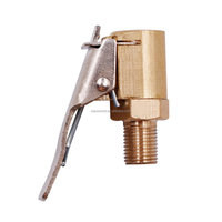 Pour le gonfleur de pneu mandrin à air robuste avec accessoires de compresseur à pince Verrouillage à débit fermé sur la trousse à outils de pneu Connexion mâle rapide