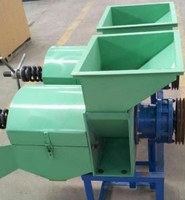Nieuwe semi-automatische koude palmolieverwerkingsmachine met een capaciteit van 500 kg/uur, voor het extraheren van palmolie uit rode palmvruchten, met dieselmotor.